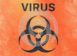 Virus, biohazards, refer to biological substances that pose a threat to the health of living organisms, viruses