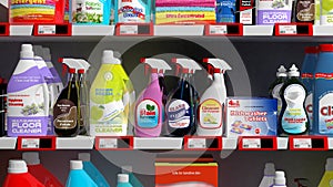 Various 3D household products
