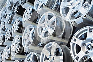 Various alloy wheels photo