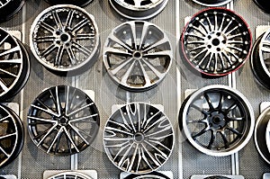 Various alloy wheels
