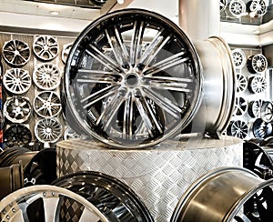 Various alloy wheels