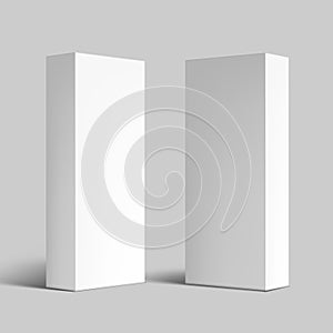 Various Angle 3D Blank Package Box Set