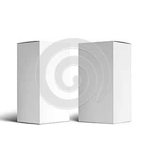 Various Angle 3D Blank Package Box Set