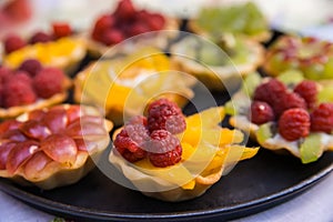 Various berry tartlets