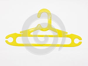 Various Bright Colorful Plastic Hanger for Clothes Drying Room Appliances in White Isolated Background 12