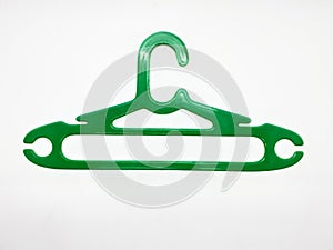 Various Bright Colorful Plastic Hanger for Clothes Drying Room Appliances in White Isolated Background 15