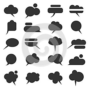 various bubbles for speech