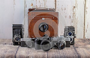 Various Cameras analogic and lens