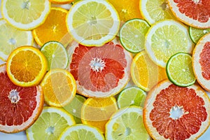 Various citrus slices