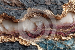 Various colors. Marble polished surface. Veining details. Stone texture