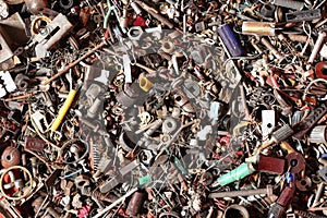 Various components and material - garbage