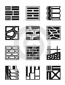 Various construction materials