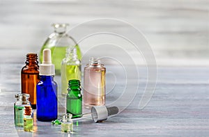 Various Containters for Essential Oils and Natual Medicines Perfumes
