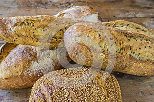 Various country breads