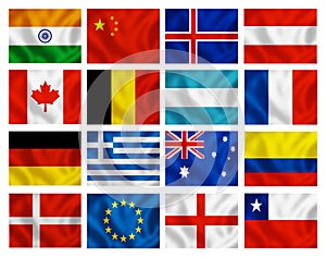 Various Country Flags