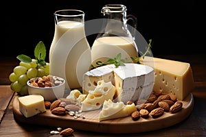 Various dairy products