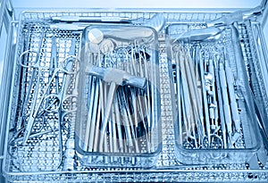 Various dental instruments