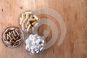 Various dietary supplements photo