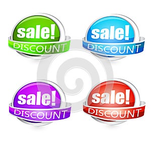 Various discount tags