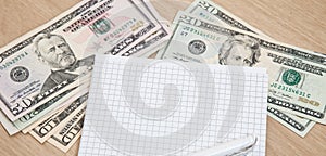 Various dollar notes