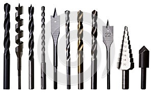 Various Drill Bits for Metal, Wood and Masonry photo