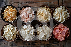 various examples of Asian foods and ingredients