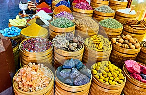 Various exotic spices