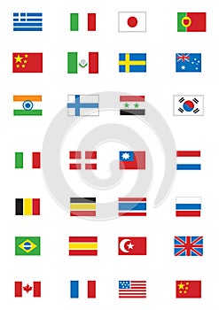 Various flags photo