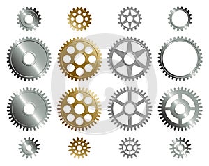 Various gears.