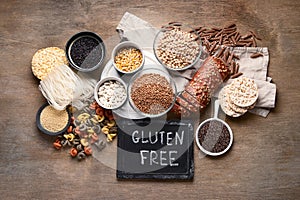Various gluten free foods