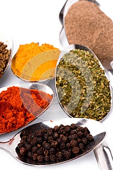 Various ground spices