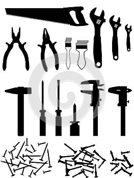 Various hand tools