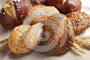 Various healthy bread