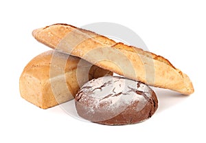 Various healthy bread.
