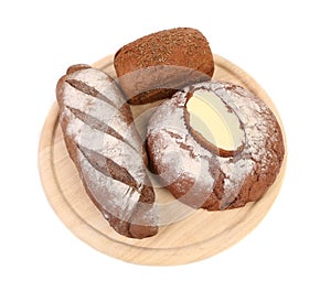 Various healthy bread.