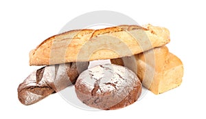 Various healthy bread.