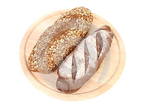 Various healthy bread.