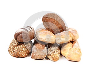 Various healthy bread.