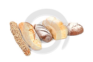 Various healthy bread.