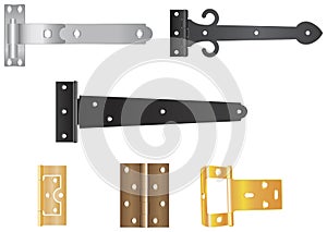 Various hinges