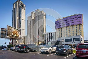 Various Hotel buildings in Niagara Falls, Canada