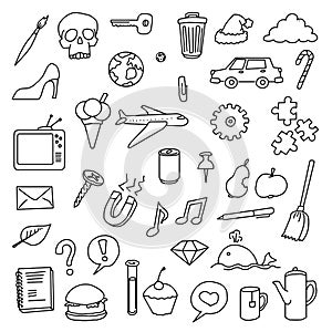 Various icons