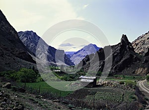 Various images from the Coruh river basin