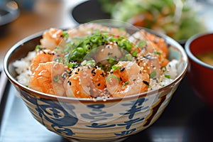 various japanese food served in a restaurant