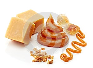 Various kinds of caramel