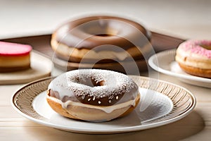 Various kinds of delicious donuts