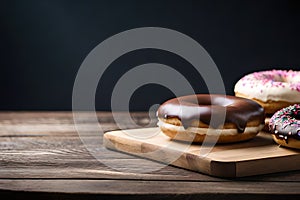 Various kinds of delicious donuts