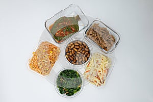 Various Korean side dishes