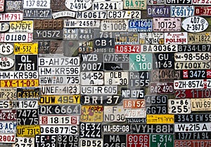 Various License Plates photo