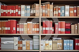 various medical record charts and folders in cabinet and on shelve sorted alphabetically and numerically